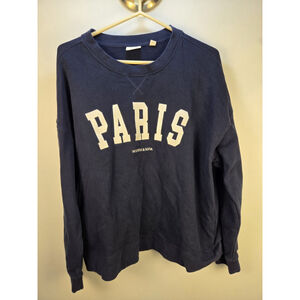 Scotch And Soda Amsterdam Crewneck Size XL Marine Paris Pre-Owned